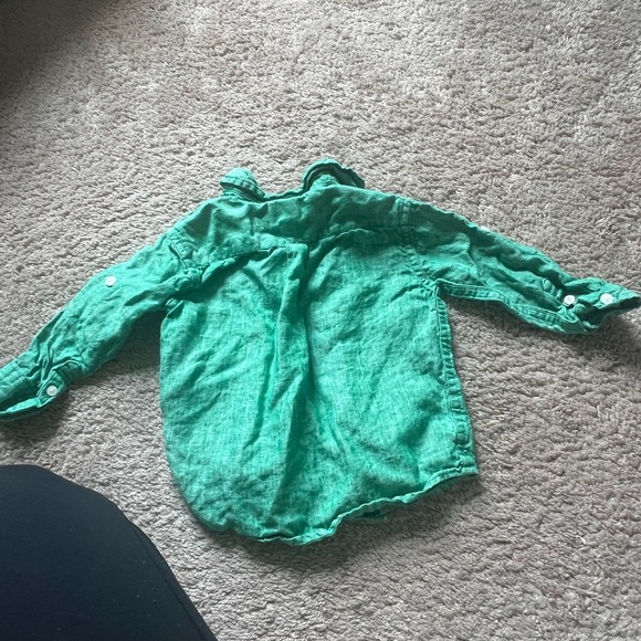 Baby boy linen button down - Picture 6 of 6